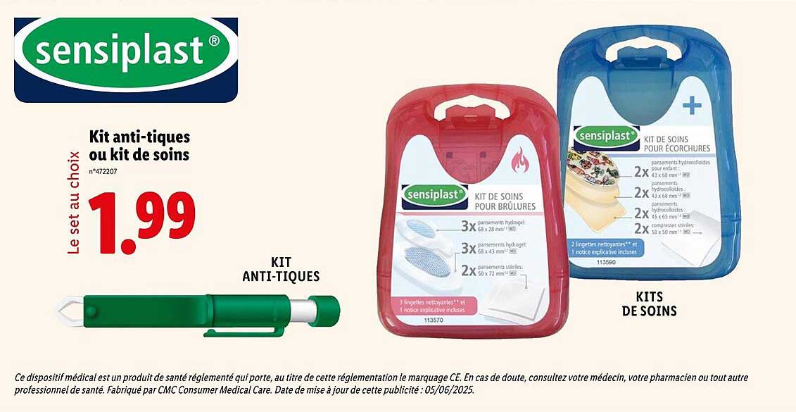 Kit anti-tiques ou kit de soins