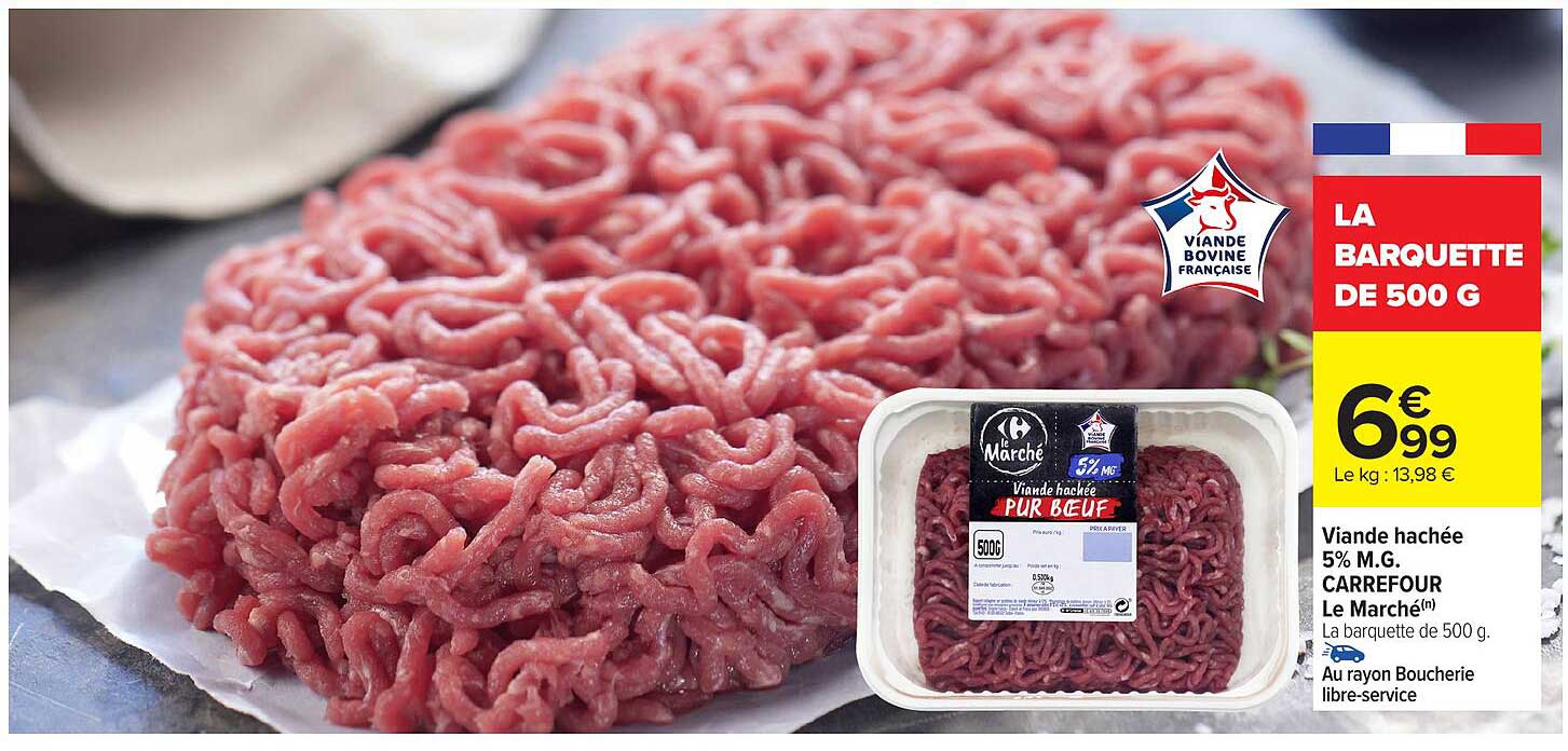 LA BARQUETTE DE 500 G