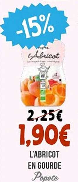 L'abricot en gourde Popote