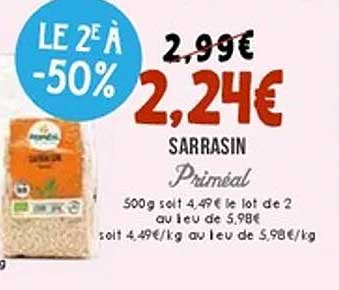 LE 2€ À -50%