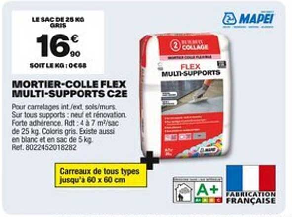 MORTIER-COLLE FLEX MULTI-SUPPORTS C2E
