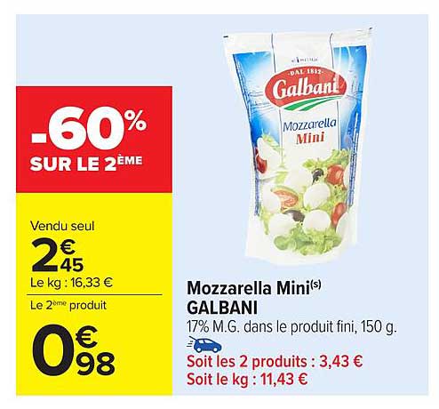 Mozzarella Mini(s) GALBANI