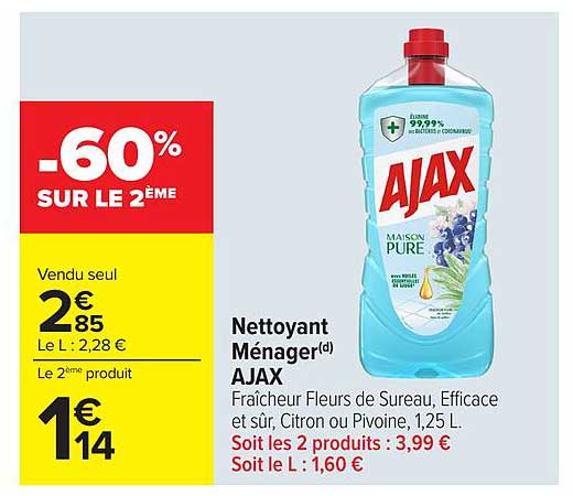 Nettoyant Ménager AJAX