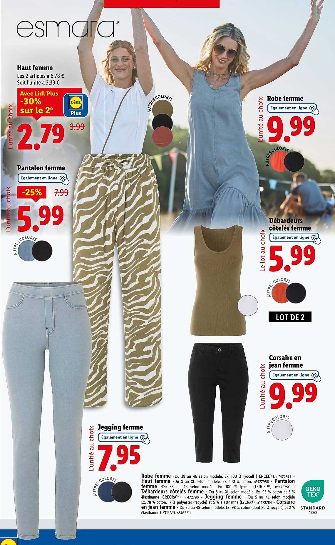 Offres Vêtements Femme chez Lidl