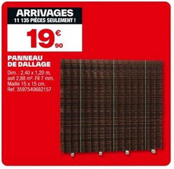 PANNEAU DE DALLAGE