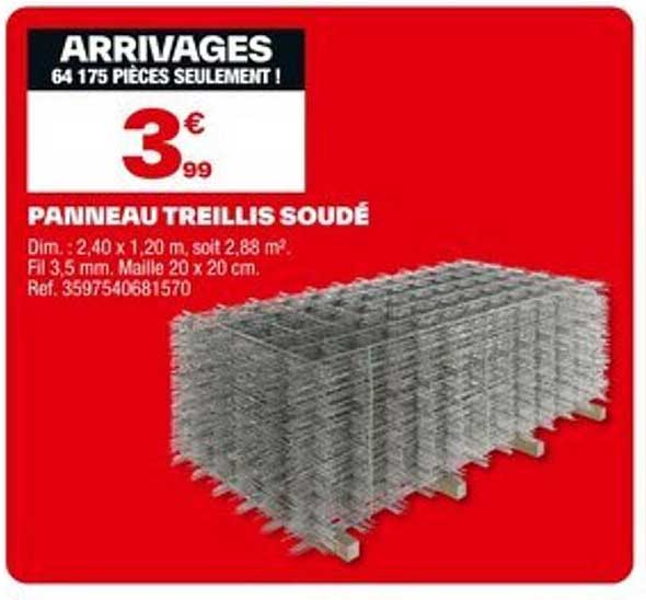 PANNEAU TREILLIS SOUDÉ