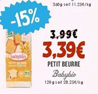 PETIT BEURRE Babybio