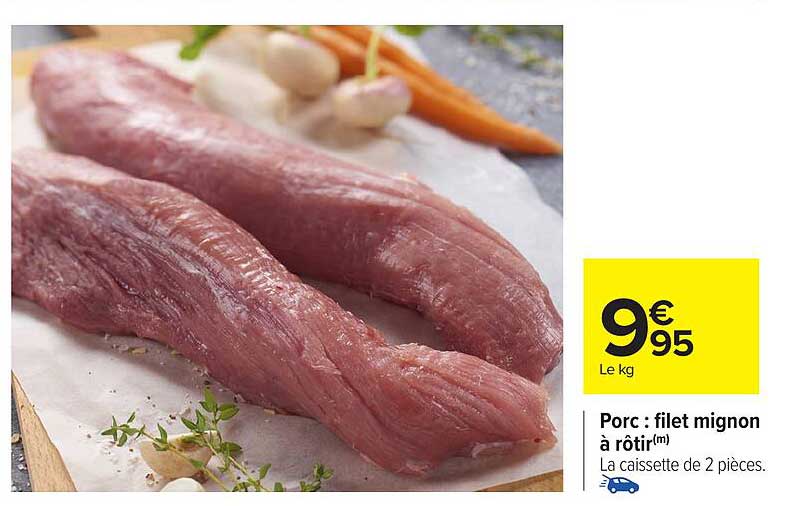 Porc : filet mignon à rôtir