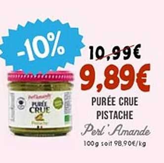 PURÉE CRUE PISTACHE