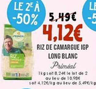 RIZ DE CAMARGUE IGP LONG BLANC