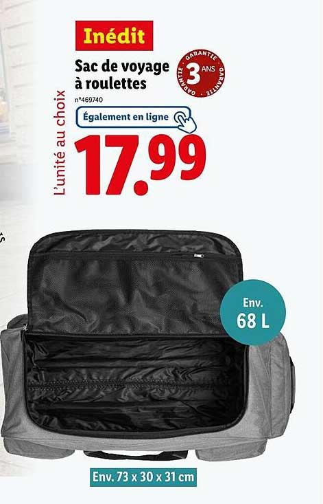 Sac de voyage à roulettes