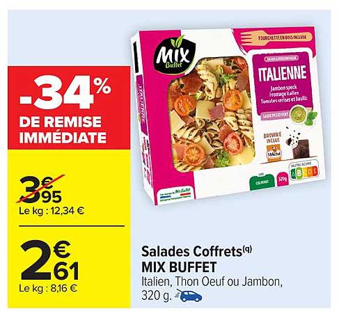 Salades Coffrets(®) MIX BUFFET