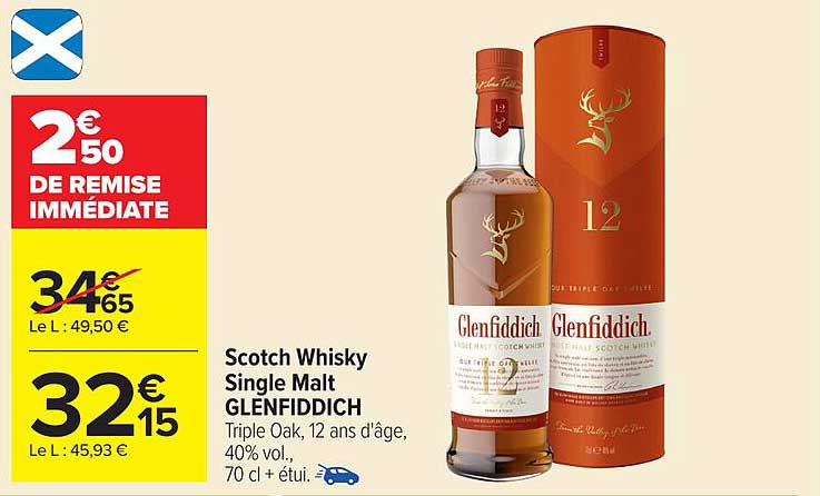 Scotch Whisky Single Malt GLENFIDDICH