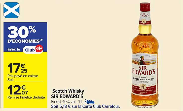 Scotch Whisky SIR EDWARD'S