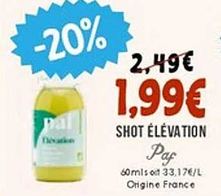 SHOT ÉLÉVATION