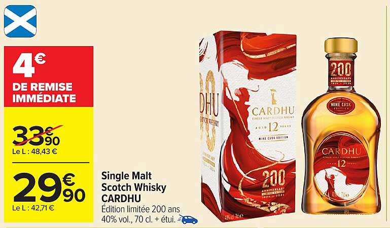Single Malt Scotch Whisky CARDHU