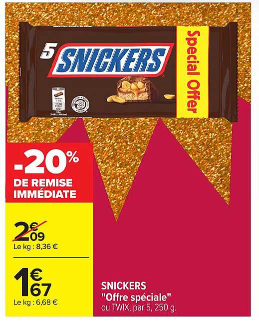SNICKERS "Offre spéciale"