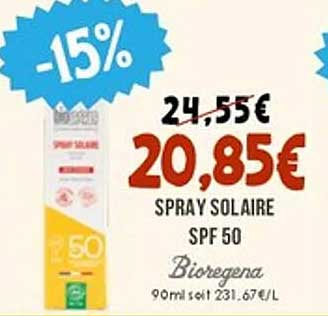 SPRAY SOLAIRE SPF 50