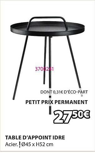 TABLE D’APPOINT IDRE