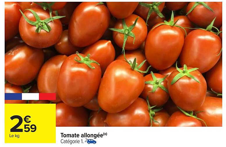 Tomate allongée