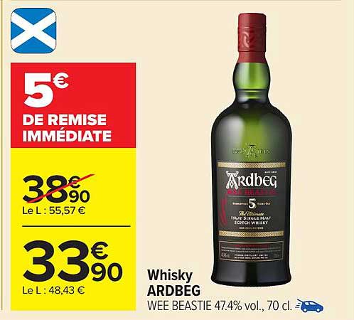 Whisky ARDBEG WEE BEASTIE 47.4% vol., 70 cl.