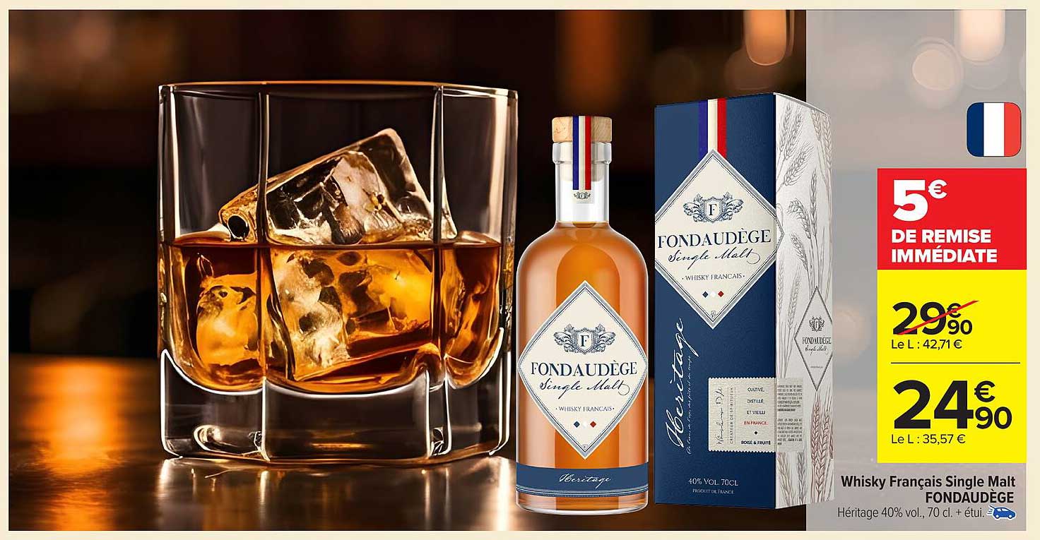 Whisky Français Single Malt FONDAUDÈGE