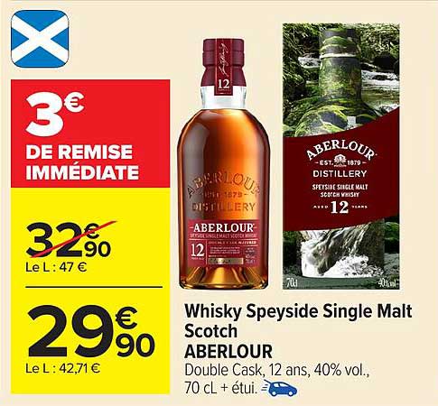 Whisky Speyside Single Malt Scotch ABERLOUR