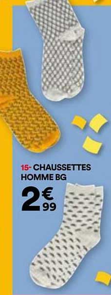15- CHAUSSETTES HOMME BG