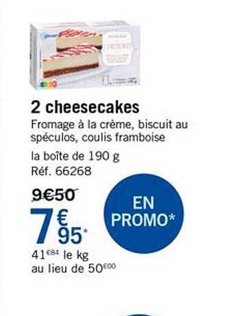 2 cheesecakes