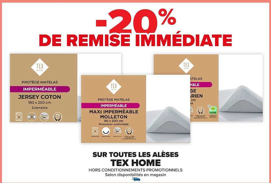 -20% DE REMISE IMMÉDIATE