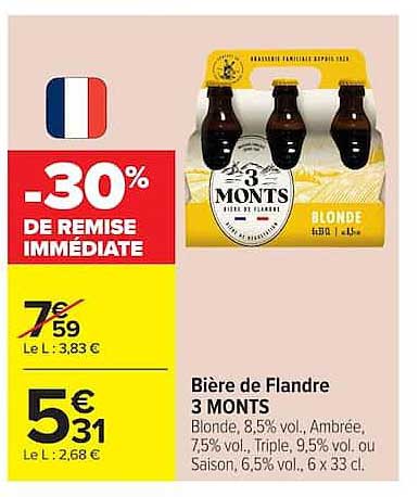 -30% DE REMISE IMMÉDIATE