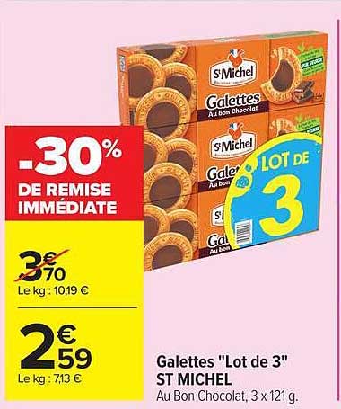 -30% DE REMISE IMMÉDIATE