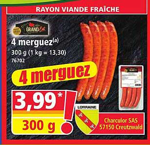 4 merguez