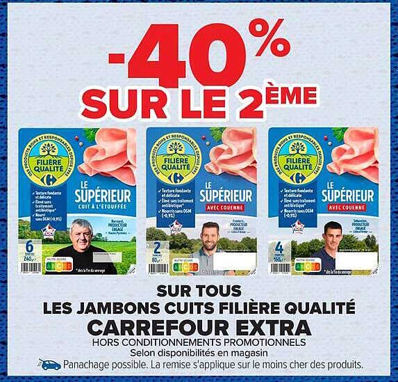 -40% SUR LE 2ÈME