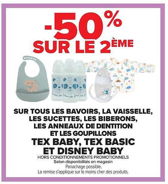 -50% SUR LE 2ÈME