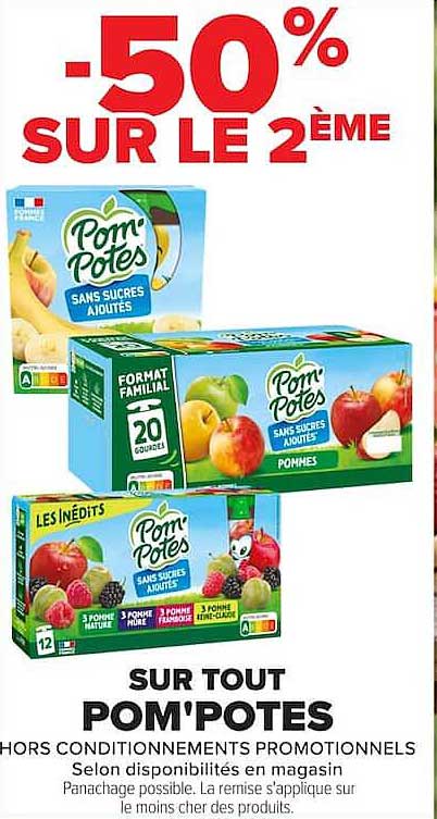 -50% SUR LE 2ÈME