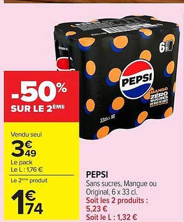 -50% SUR LE 2ÈME