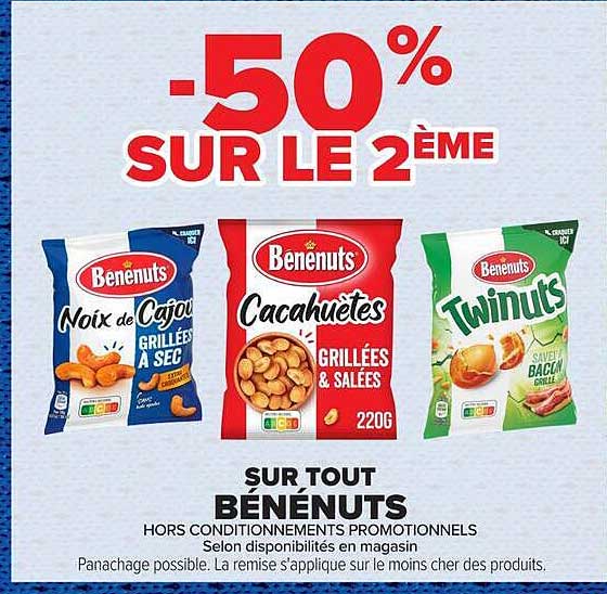 -50% SUR LE 2ÈME