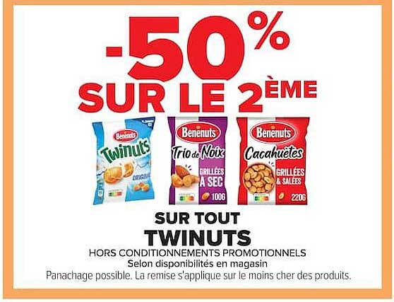 -50% SUR LE 2ÈME SUR TOUT TWINUTS