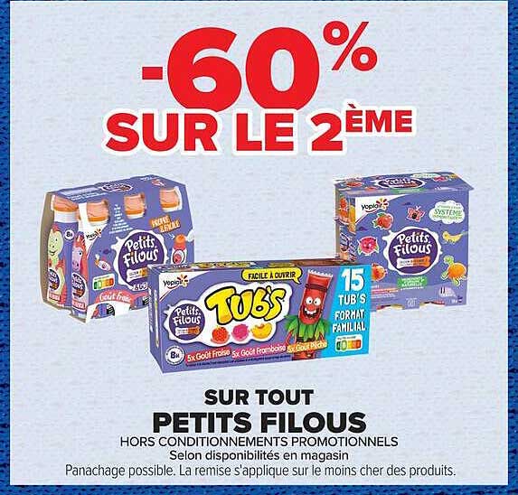-60% SUR LE 2ÈME