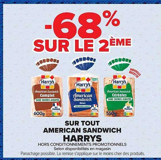 -68% SUR LE 2ÈME