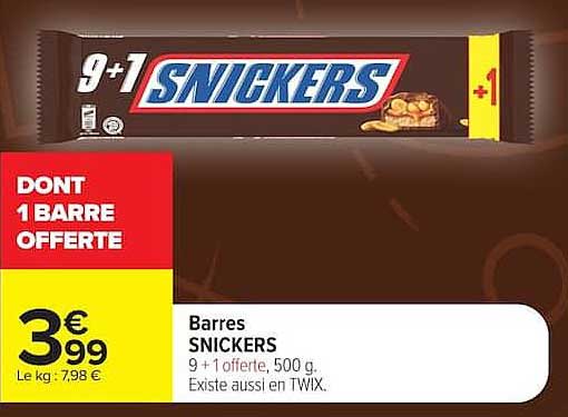 9+1 SNICKERS