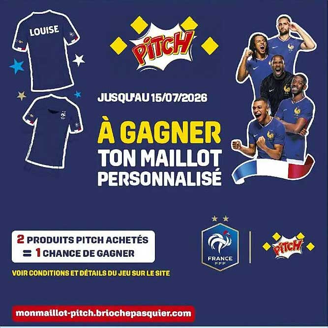À GAGNER TON MAILLOT PERSONNALISÉ