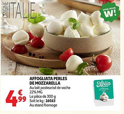 AFFOGLIATA PERLE DE MOZARELLA