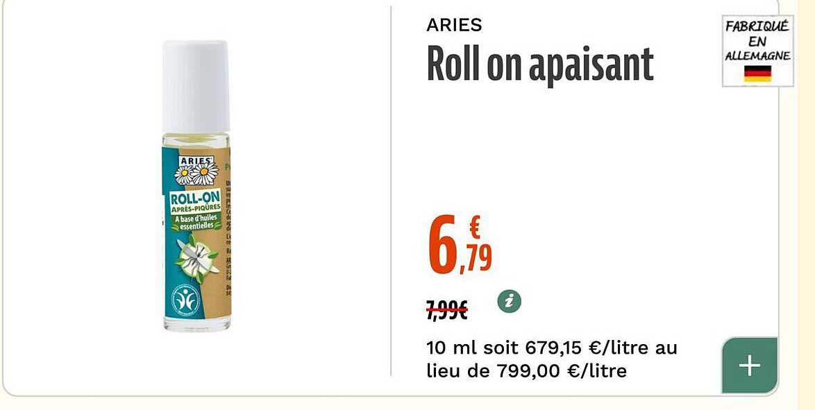 ARIES Roll on apaisant