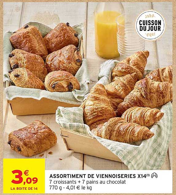 ASSORTIMENT DE VIENNOISERIES X14(1)