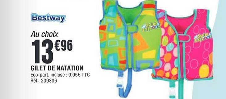 Au choix 13€96 GILET DE NATATION