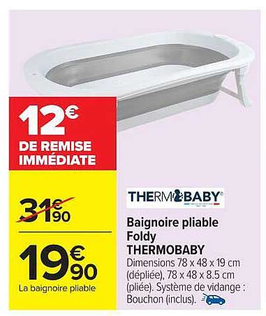 Baignoire pliable Foldy THERMOBABY