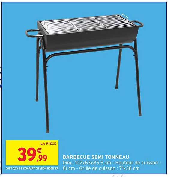 BARBECUE SEMI TONNEAU