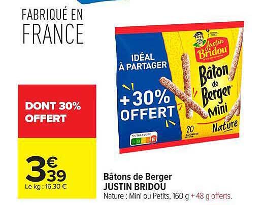Bâtons de Berger JUSTIN BRIDOU